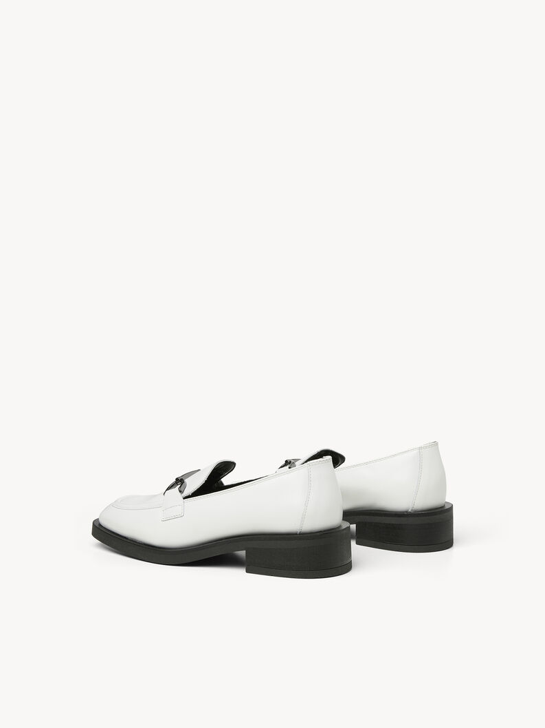 Leather Slipper - white, WHITE, hi-res