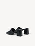 Mule en cuir - noir, BLACK, hi-res
