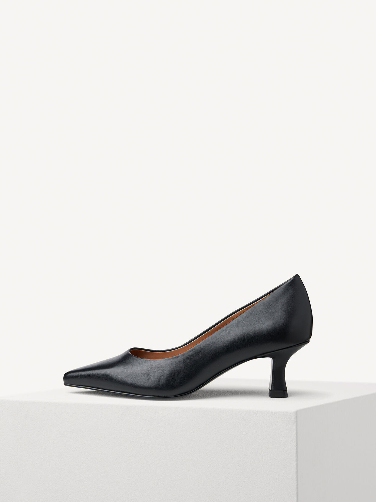 Lederpumps - schwarz, BLACK, hi-res
