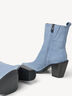 Lederstiefelette - blau, LIGHT BLUE, hi-res