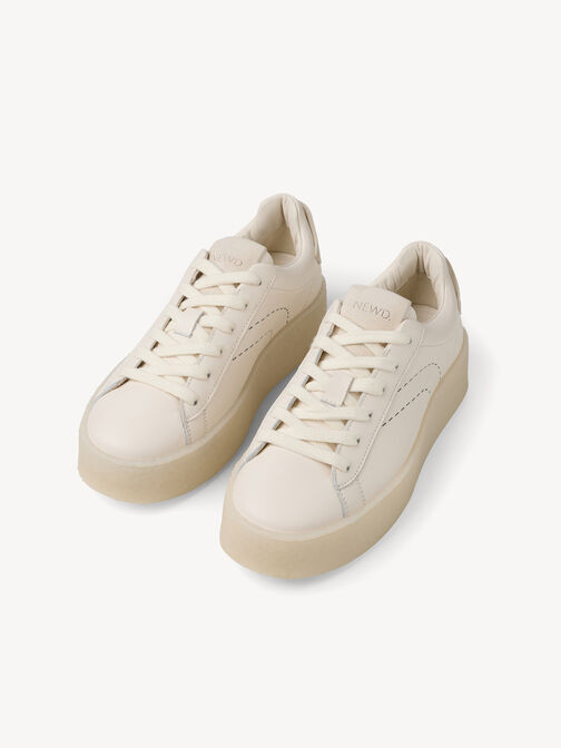 Sneaker, WHITE LEATHER, hi-res