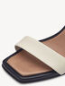 Leather Heeled sandal - beige, IVORY COMB, hi-res