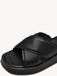 Lederpantolette - schwarz, BLACK, hi-res