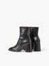 Lederstiefelette - schwarz, BLACK, hi-res