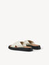 Lederpantolette - beige, IVORY COMB, hi-res