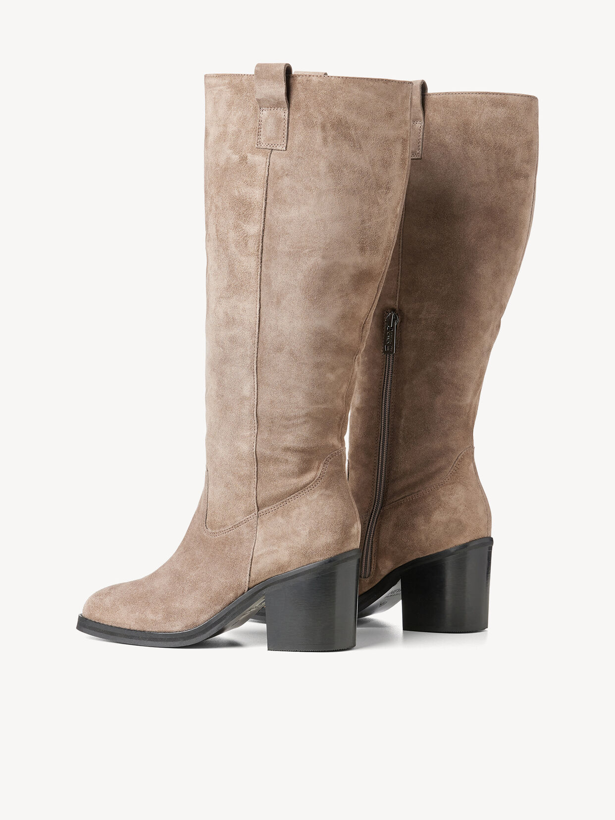 Lederstiefel - beige, TAUPE, hi-res