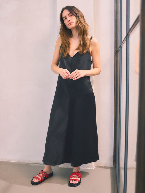 Slipper, RED, hi-res