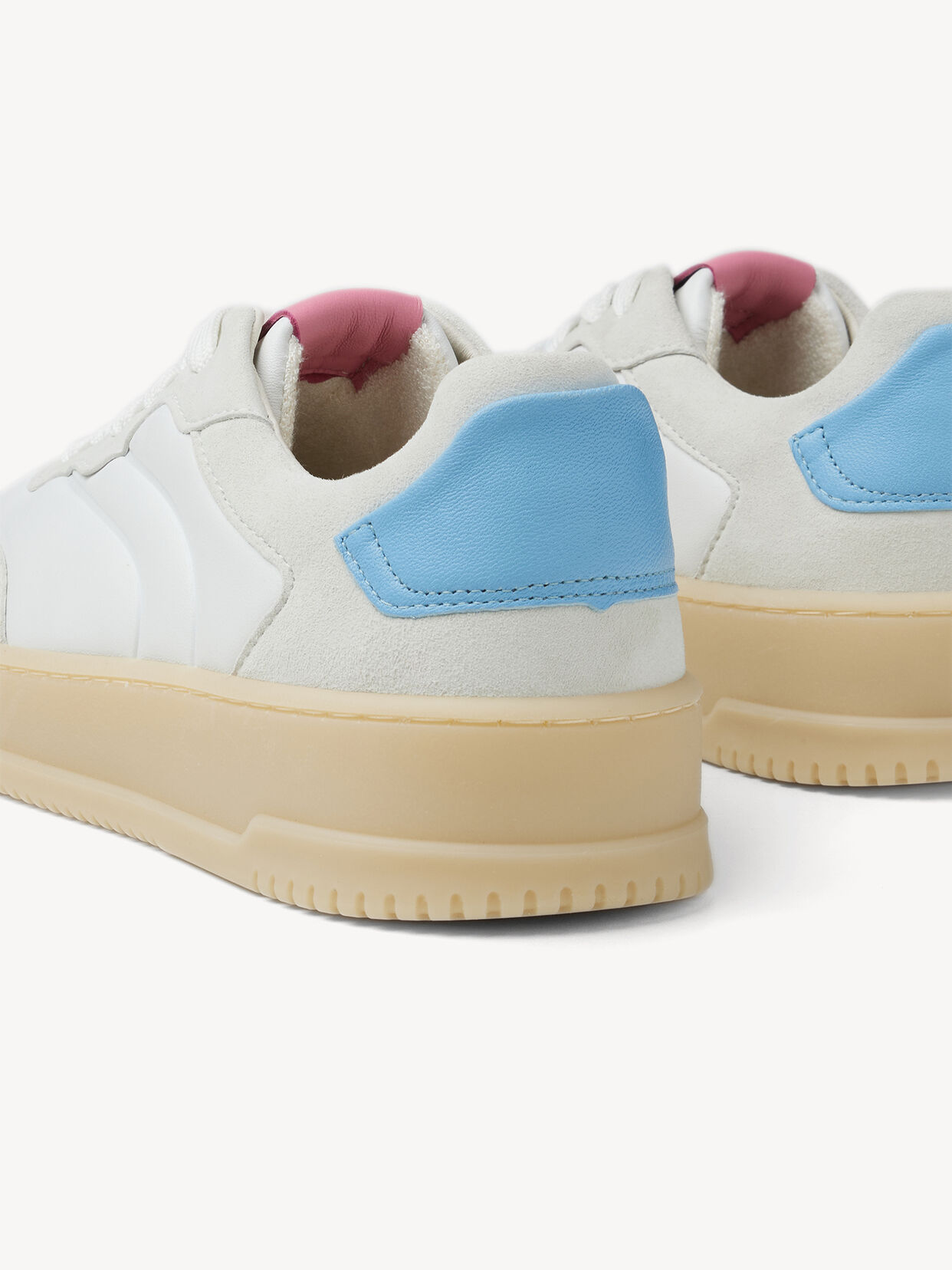 Ledersneaker - beige, WHITE COMB, hi-res
