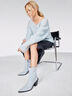 Lederstiefelette - blau, LIGHT BLUE, hi-res