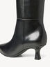 Lederstiefelette - schwarz, BLACK, hi-res