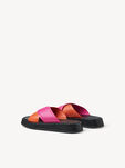Lederpantolette - rosa, PINK COMB, hi-res