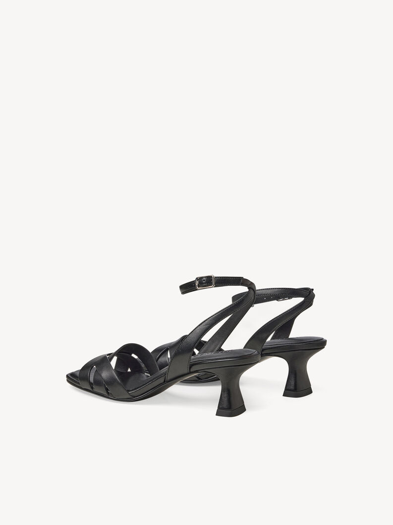 Heeled sandal, BLACK, hi-res