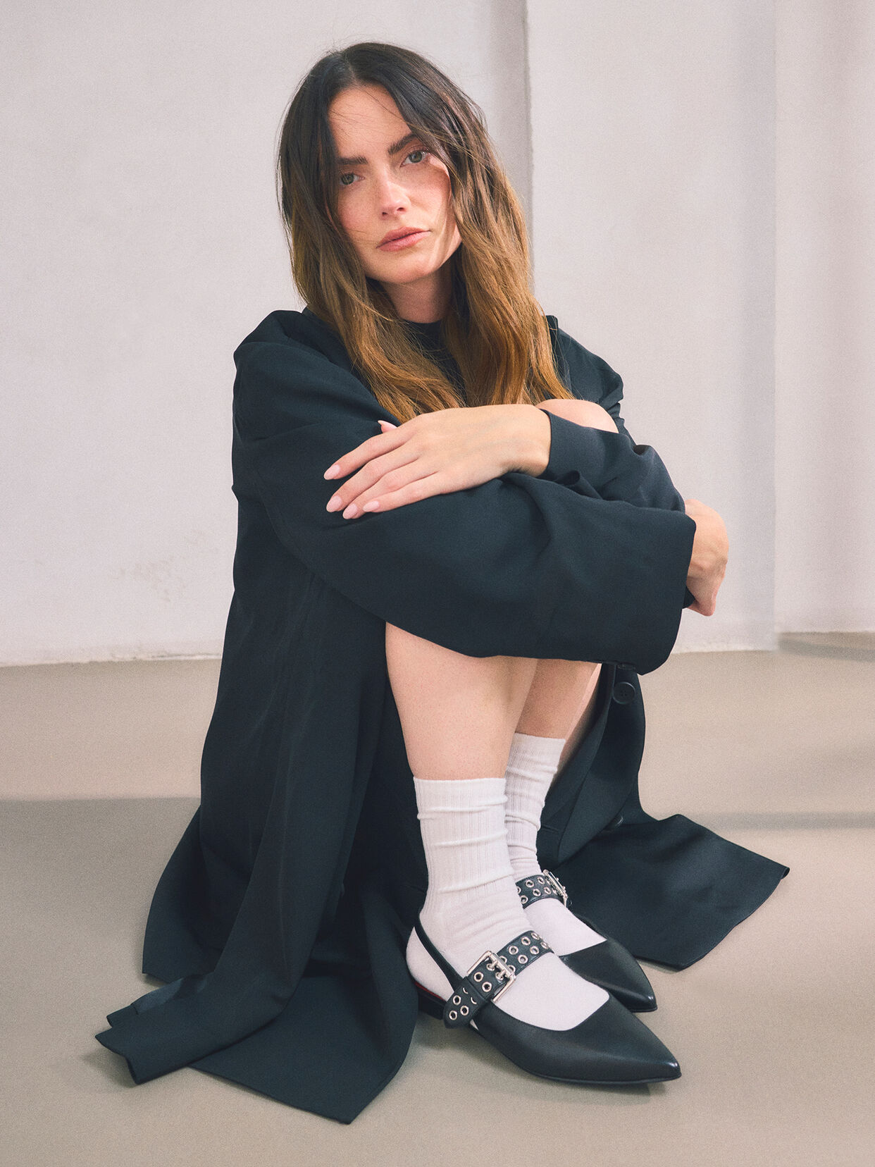 Slingpumps, BLACK, hi-res