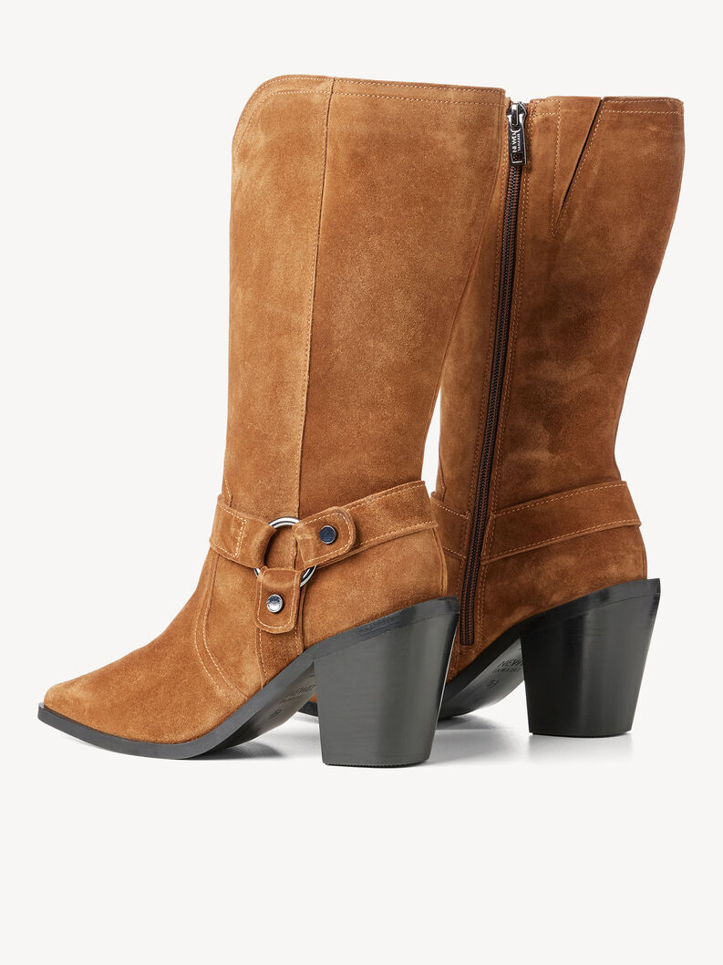 Leather Boots - brown, COGNAC, hi-res