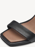 Ledersandalette - schwarz, BLACK, hi-res