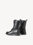 Lederstiefelette - schwarz, BLACK LEATHER, hi-res