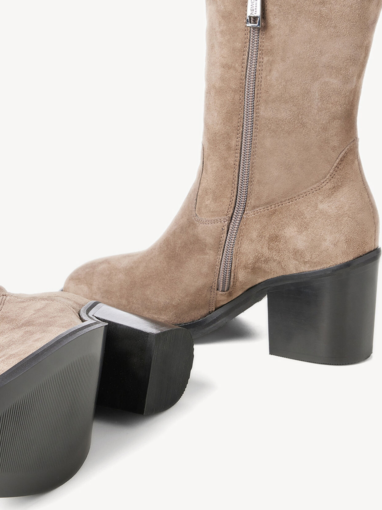 Lederstiefel - beige, TAUPE, hi-res