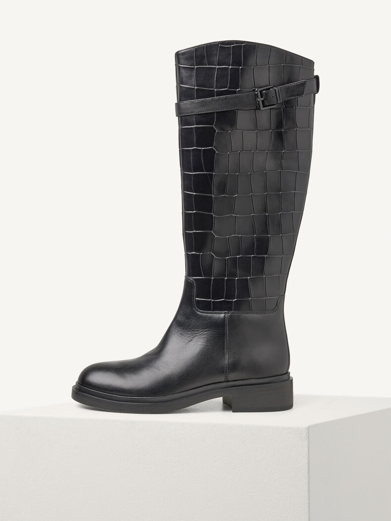 Stiefel, BLACK CROCO, hi-res