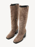 Lederstiefel - beige, TAUPE, hi-res