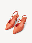 Lederslingpumps - orange, ORANGE, hi-res