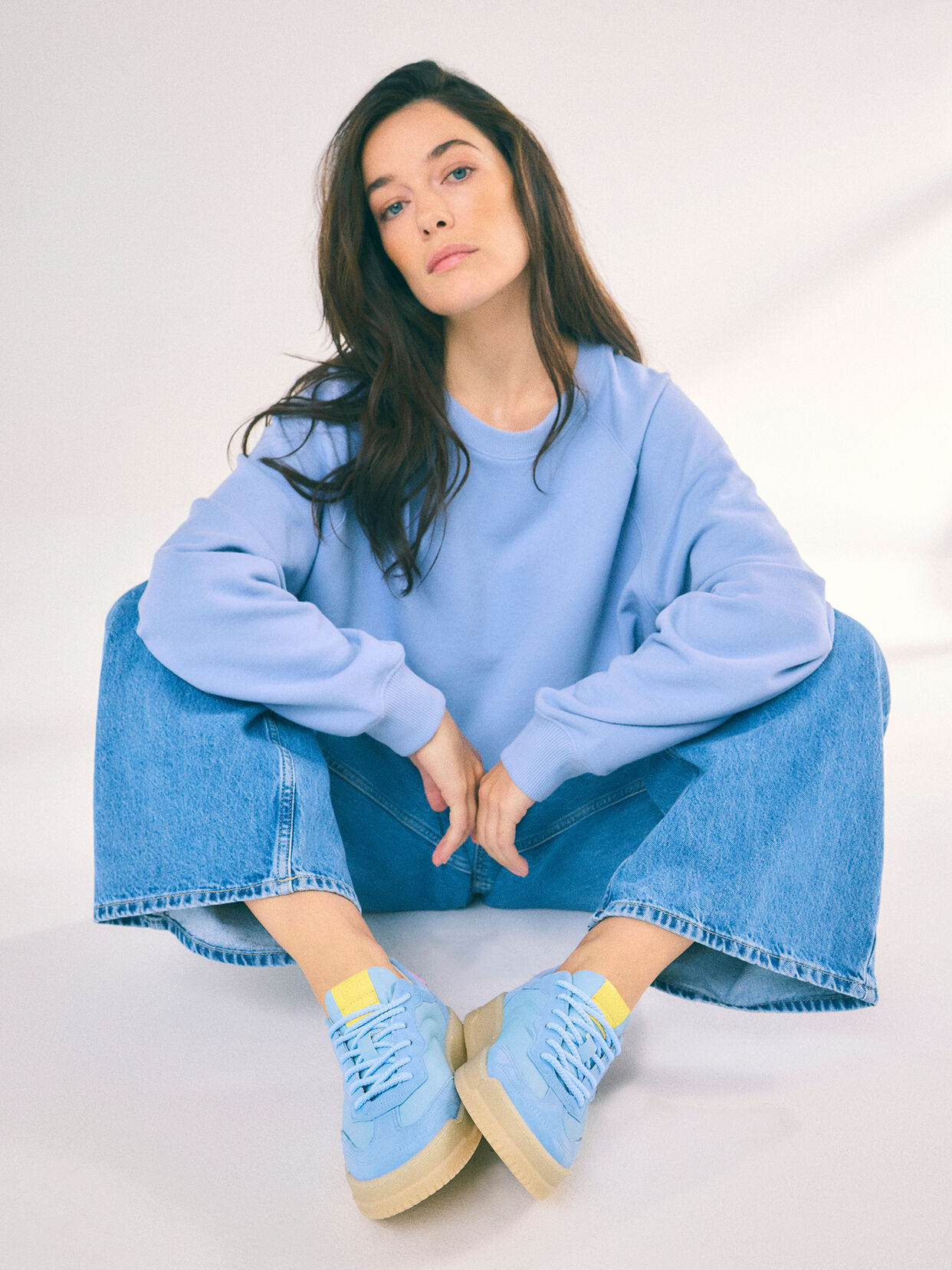 Sneaker, LT. BLUE COMB, hi-res