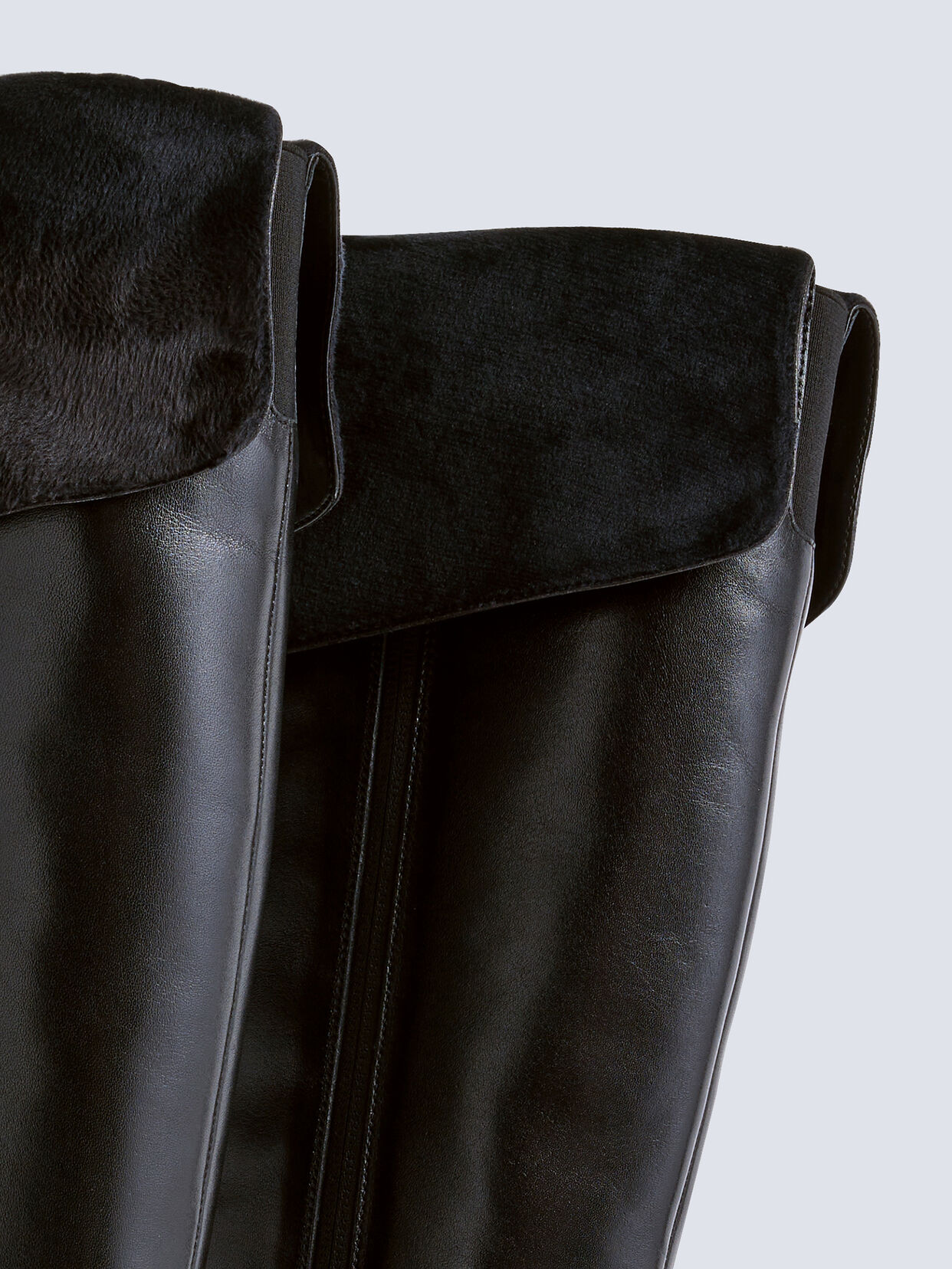 Overknee - schwarz, BLACK, hi-res