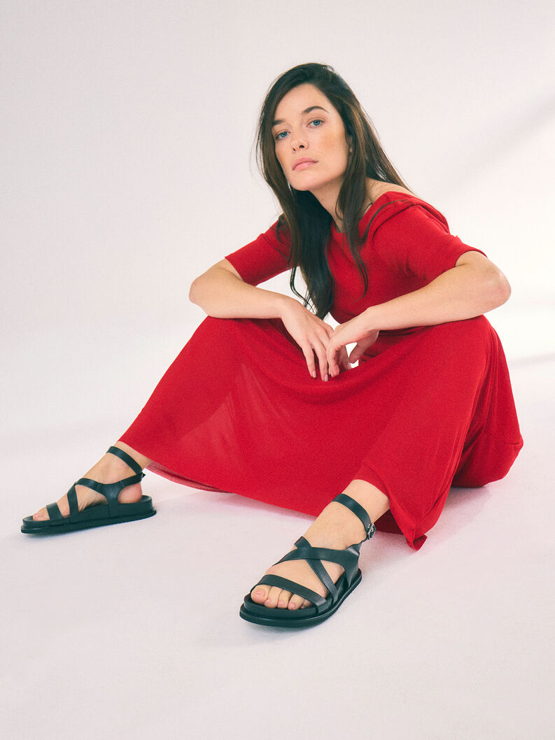 Sandal, BLACK, hi-res
