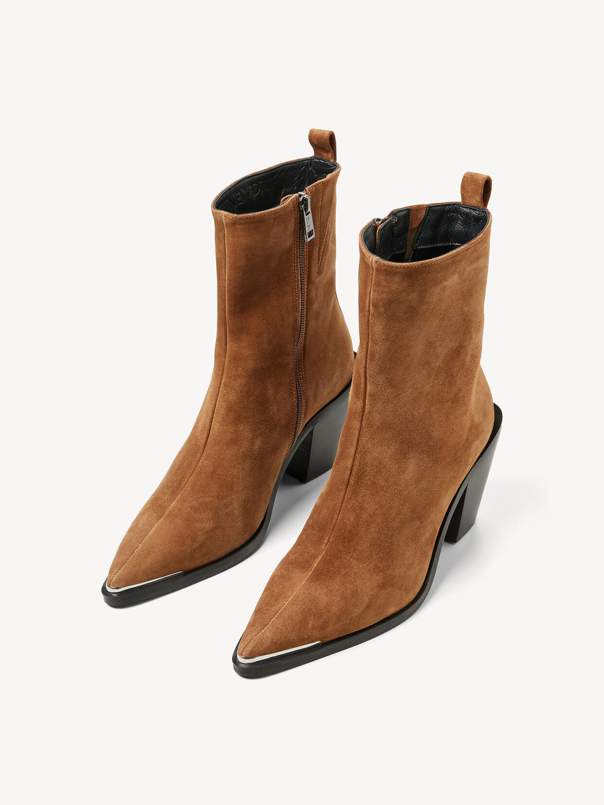 Lederstiefelette - braun, COGNAC, hi-res