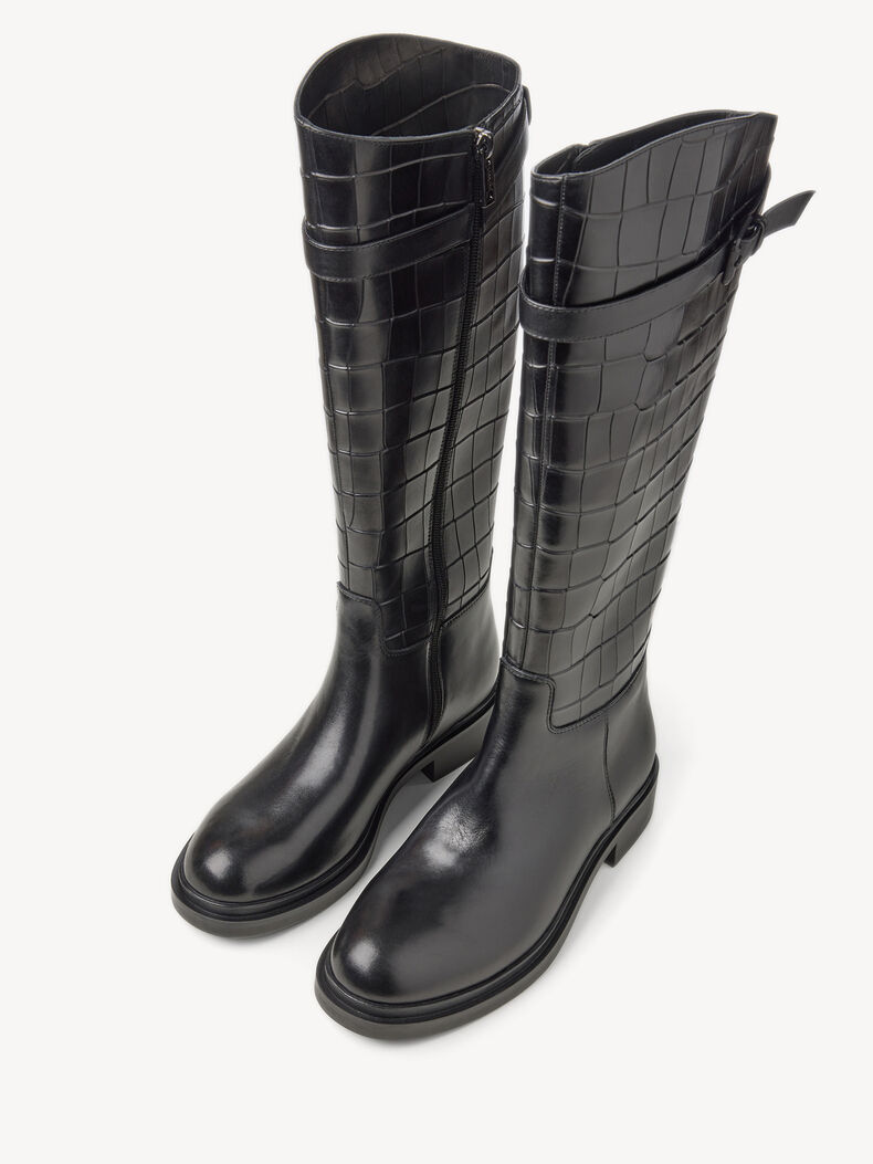 Stiefel, BLACK CROCO, hi-res