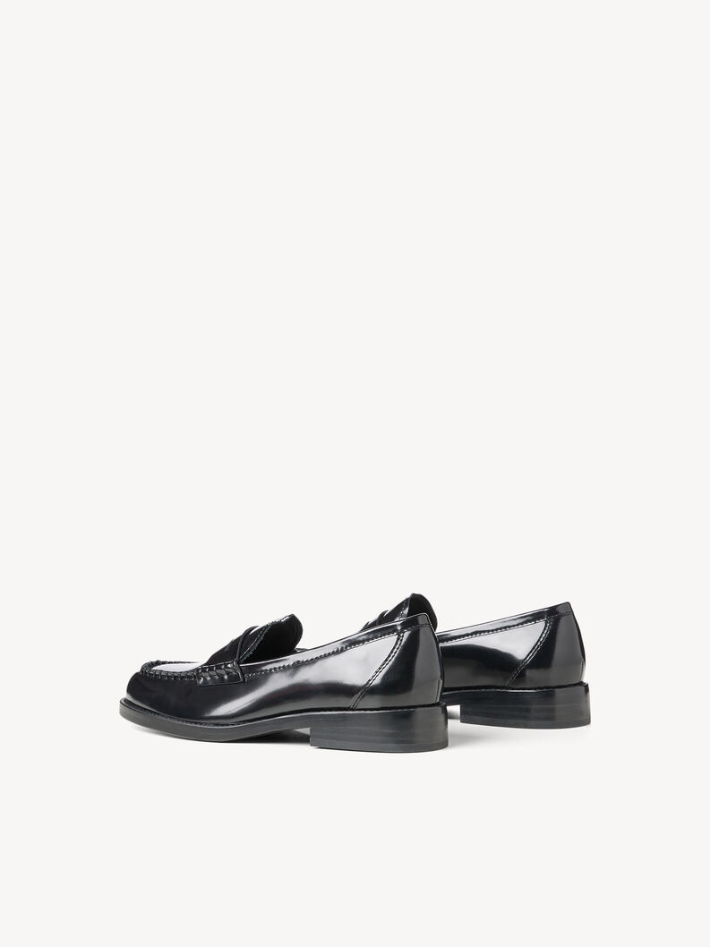 Slipper en cuir - noir, BLACK BRUSH, hi-res