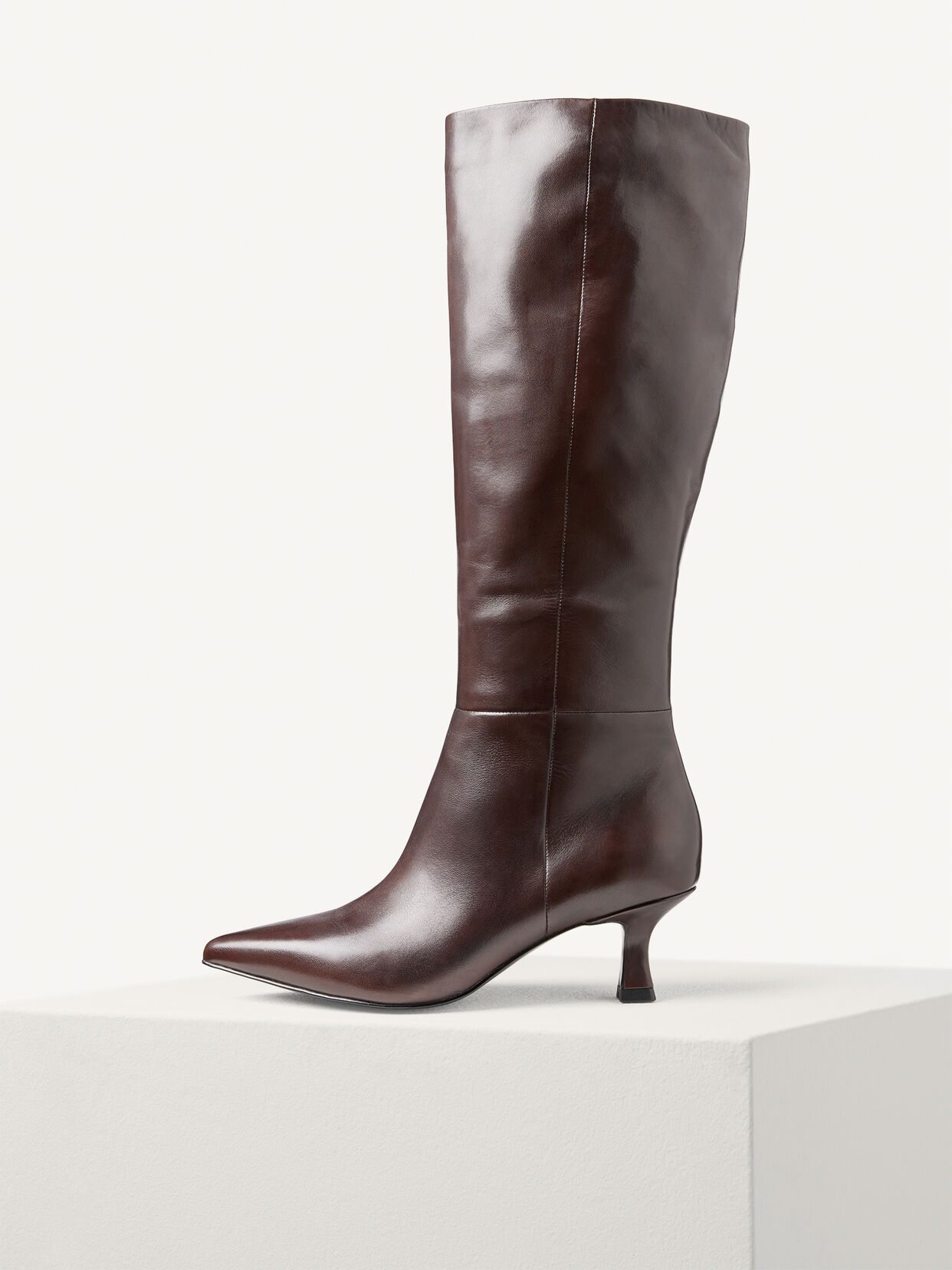 Lederstiefelette - braun, MOCCA, hi-res