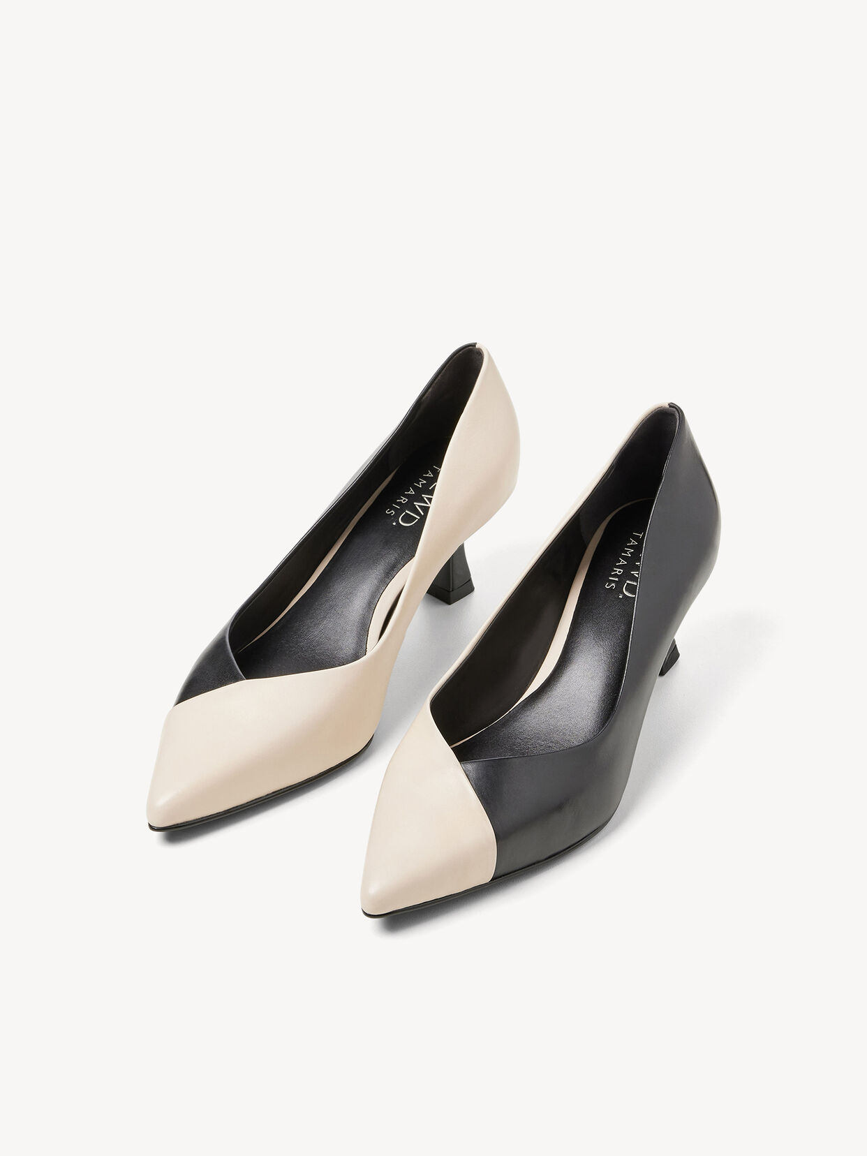 Lederpumps - beige, IVORY COMB, hi-res