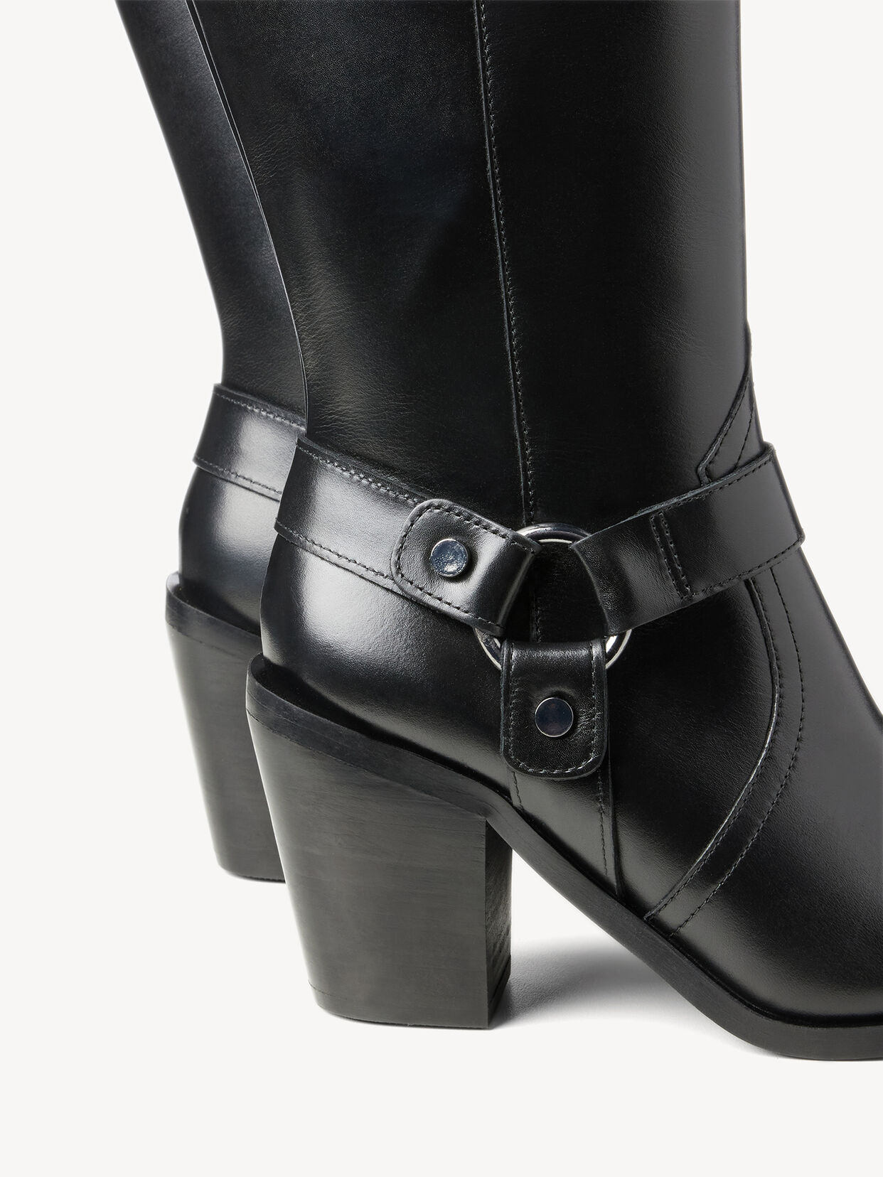 Lederstiefel - schwarz, BLACK LEATHER, hi-res