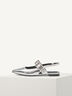 sling pumps, SILVER, hi-res