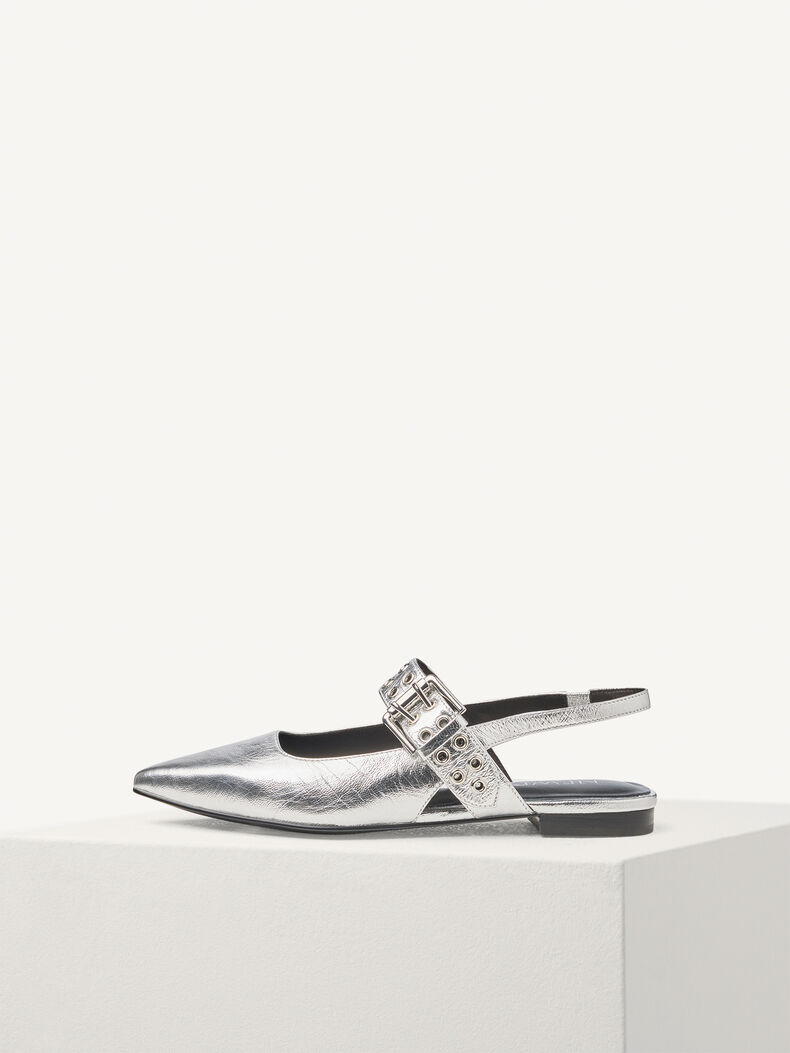 Slingpumps, SILVER, hi-res