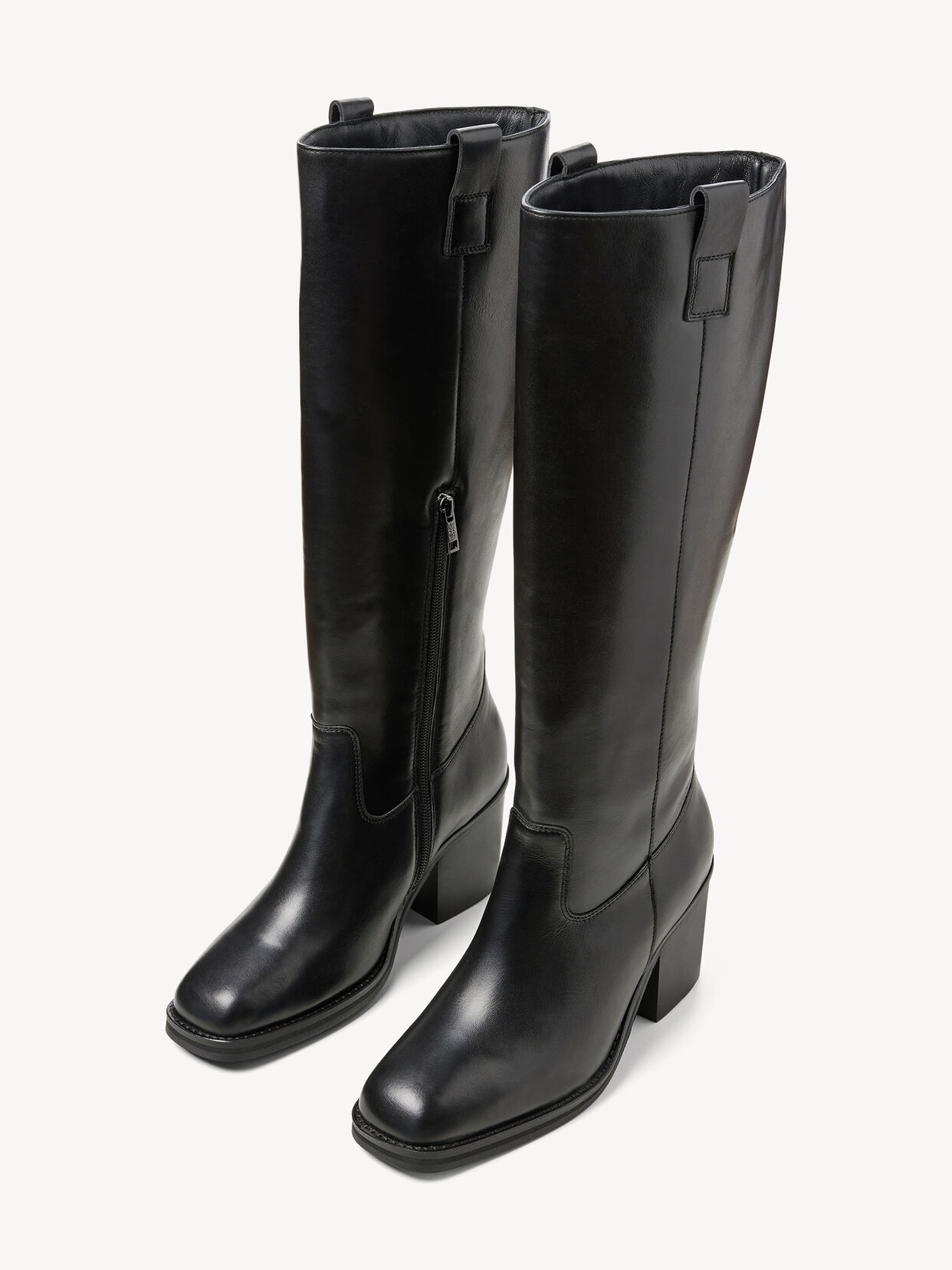 Lederstiefel - schwarz, BLACK LEATHER, hi-res