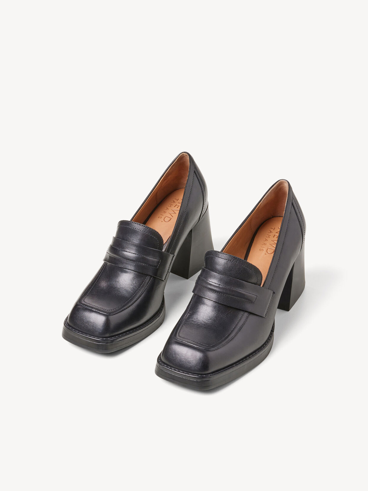 Ledertrotteur - schwarz, BLACK, hi-res