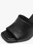 Lederpantolette - schwarz, BLACK, hi-res