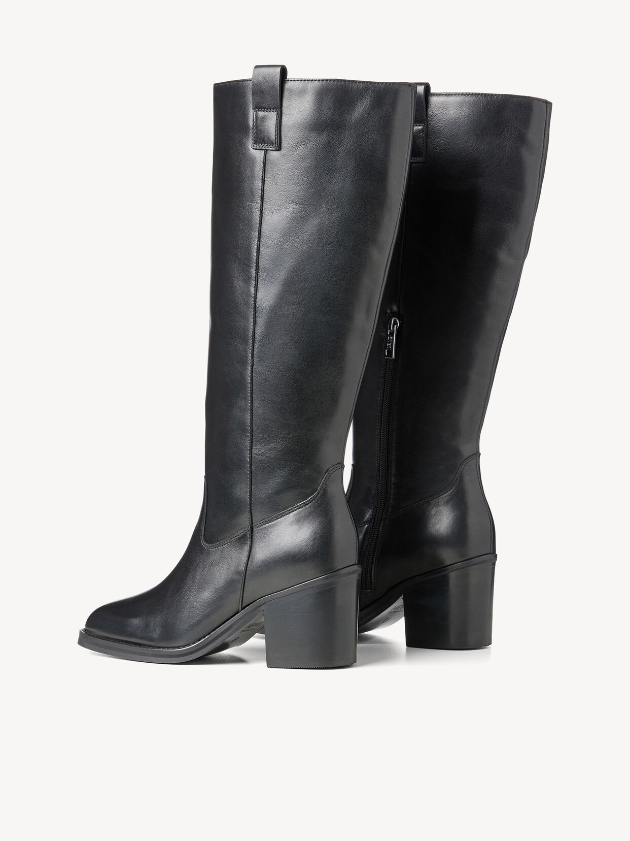 Lederstiefel - schwarz, BLACK LEATHER, hi-res