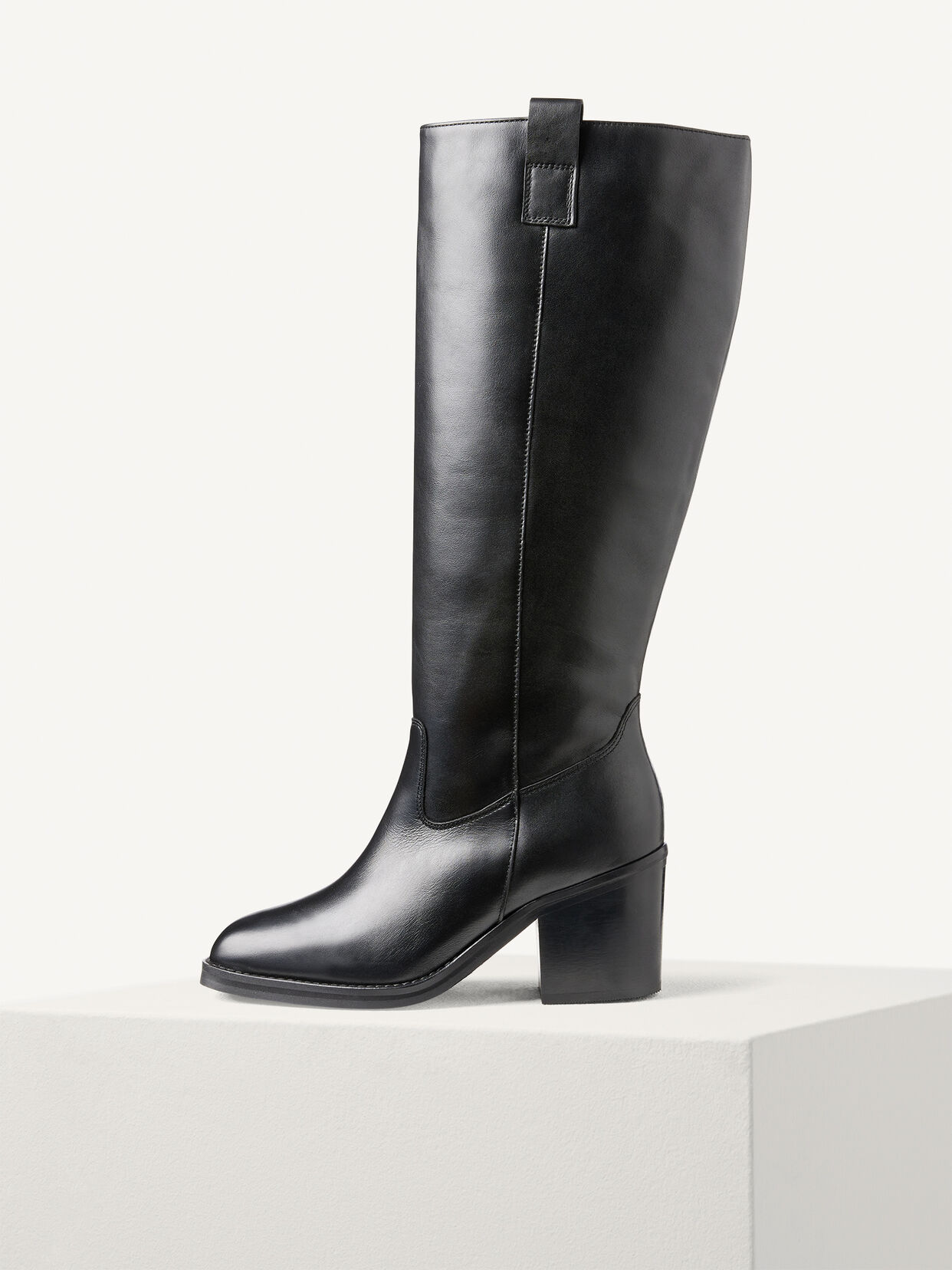 Lederstiefel - schwarz, BLACK LEATHER, hi-res