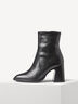 Lederstiefelette - schwarz, BLACK, hi-res