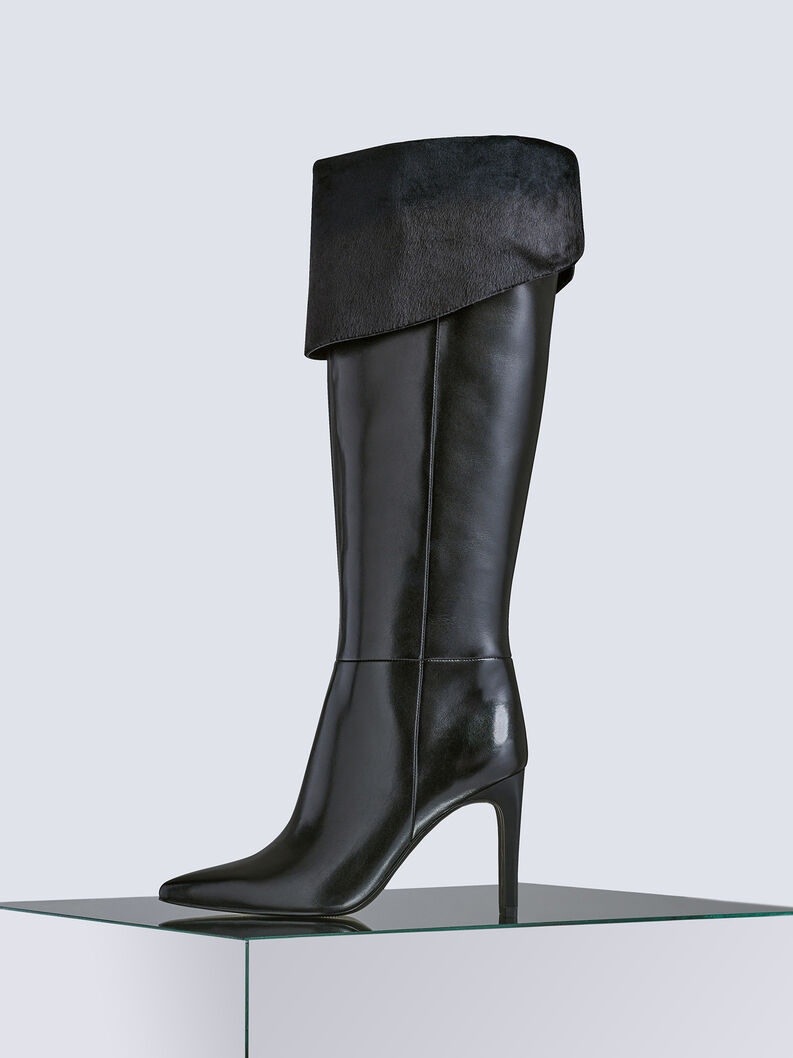 Overknee boots - black, BLACK, hi-res