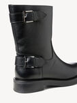 Lederstiefelette - schwarz, BLACK LEATHER, hi-res