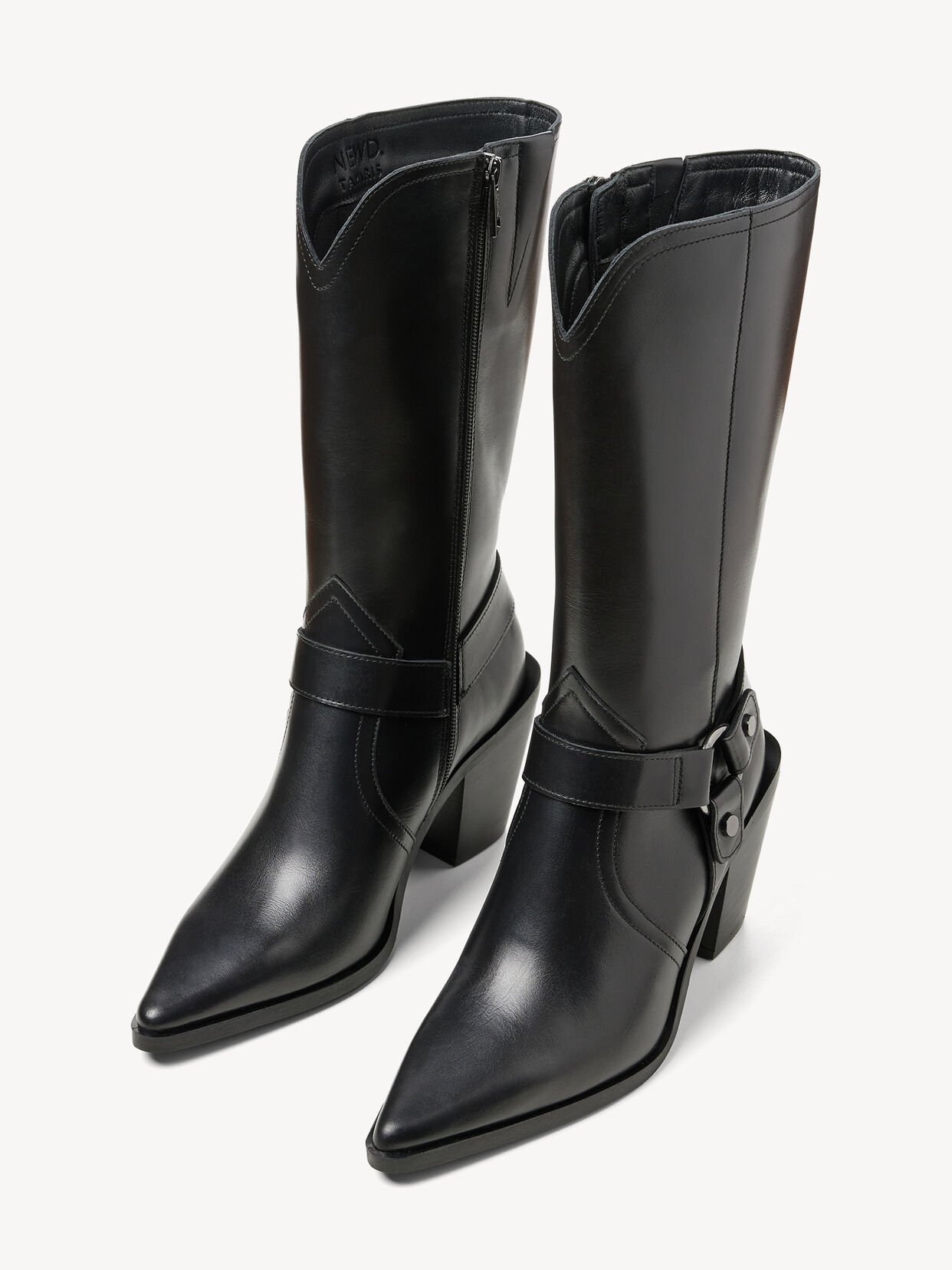Lederstiefel - schwarz, BLACK LEATHER, hi-res