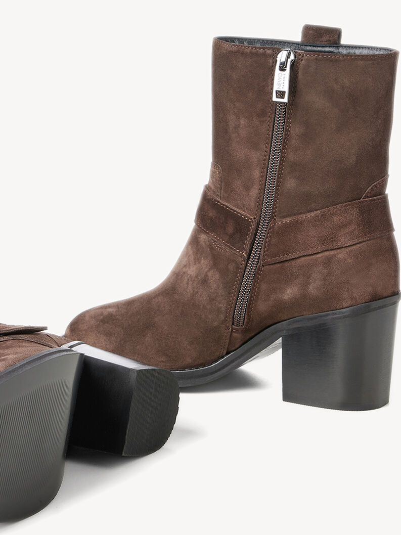 Lederstiefelette - braun, MOCCA, hi-res