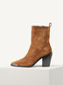 Leather Bootie - brown, COGNAC, hi-res