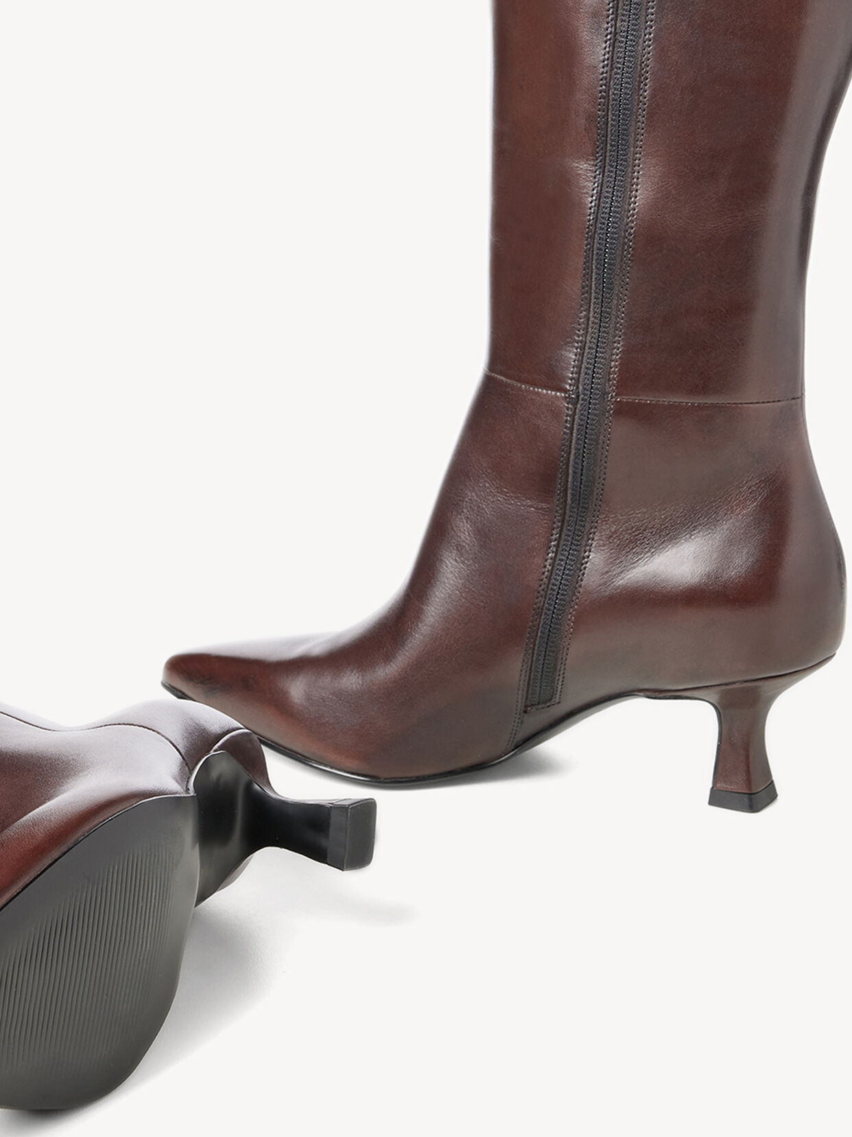 Lederstiefelette - braun, MOCCA, hi-res
