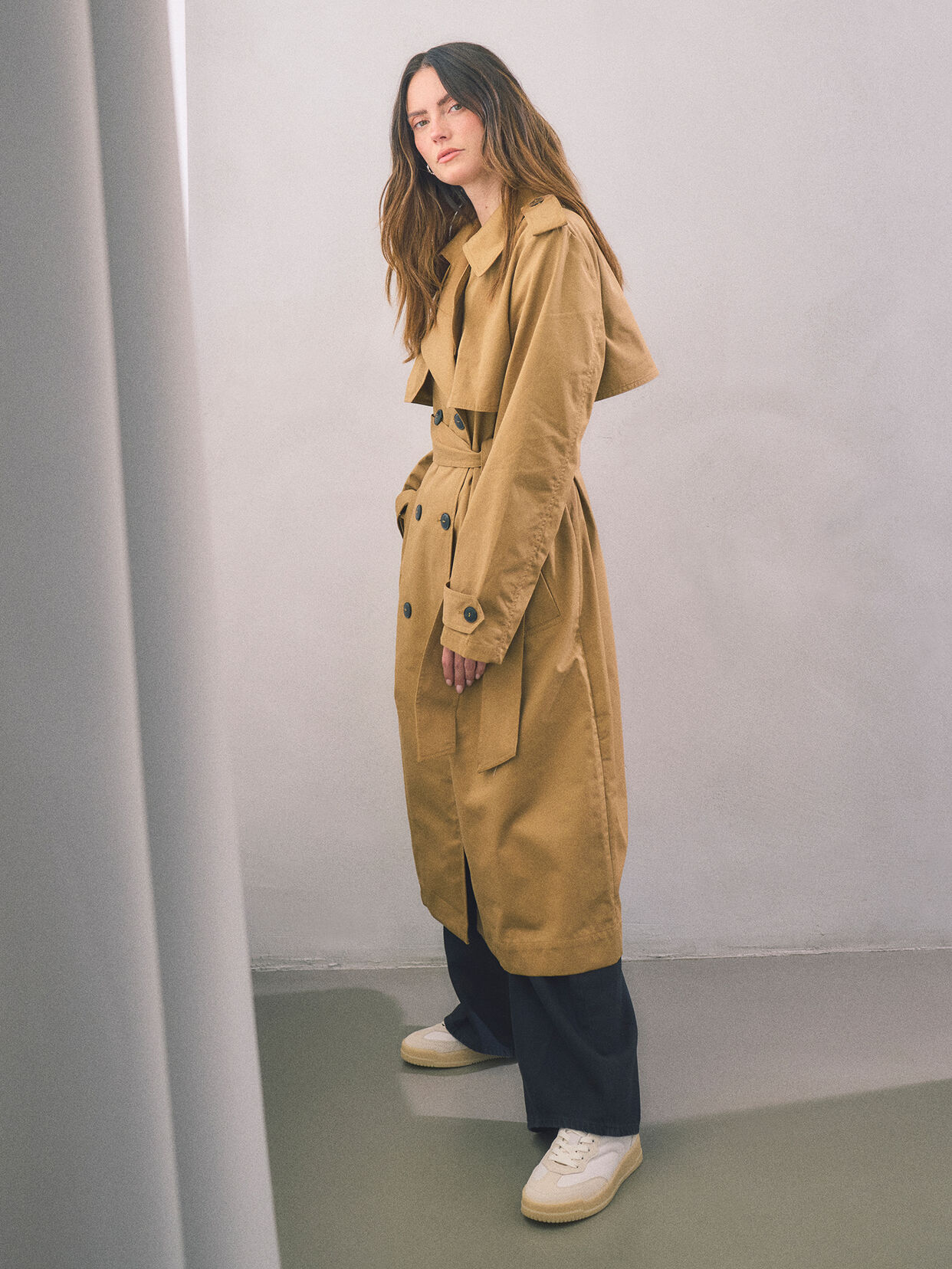 Ledersneaker - beige, IVORY COMB, hi-res