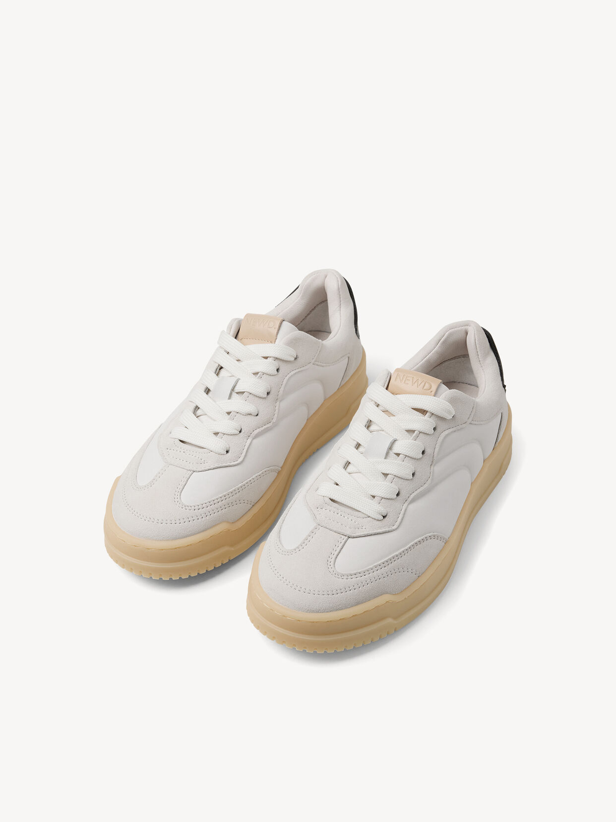 Ledersneaker - beige, IVORY COMB, hi-res