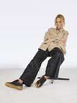 Ledersneaker - braun, BLACK/BRONCE, hi-res